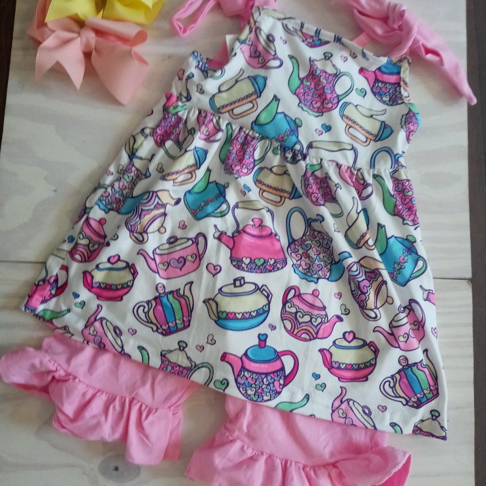 Little girls two piece short set